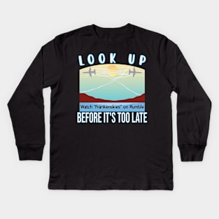 CLIMATE CHANGE BEGAN AS WEATHER MODIFICATION IN THE 1930s AND EVOLVED INTO GEOENGINEERING Kids Long Sleeve T-Shirt